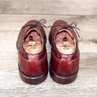 Allen Edmonds CRANDON Woven Blucher  10 B Narrow Chili * add $15 new Cedar Trees — photo 8