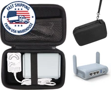 CaseSack case for GL.iNet GL-MT3000 (Beryl AX), GL-AXT1800, GL-A1300 Black 