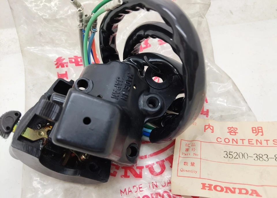 Honda Cb125 Cb125J/S Cb200t Gl100.LH Handle Switch  35200-383-880.Genuine Japan - Image 3 of 4