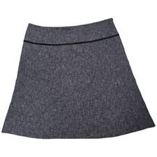 First Issue Liz Claiborne Gray Skirt Womens 16 A-Line Stretch Career J 