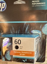 New HP 60 CC640WN Black Ink Cartridge