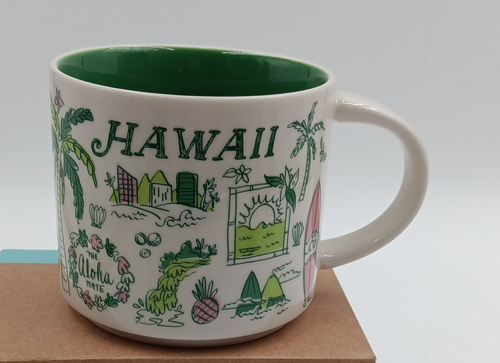 Starbucks 2023 “HAWAII” Been There Series Across the Globe Coffee Mug Cup 14 oz - Bild 5 von 7