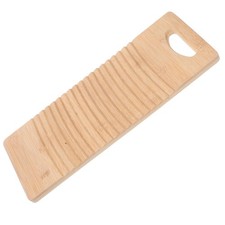 Laundry Wood Washboard For Hand Clothes Washing And Home Cleaning Scrubbing Tool