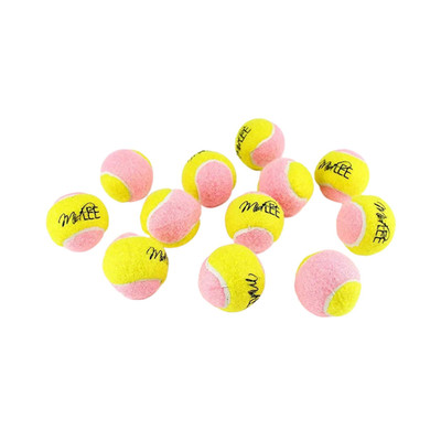 Midlee X-Small Dog Tennis Balls 1.5'' Pack of 12- Puppy Mini X-Small, Pink