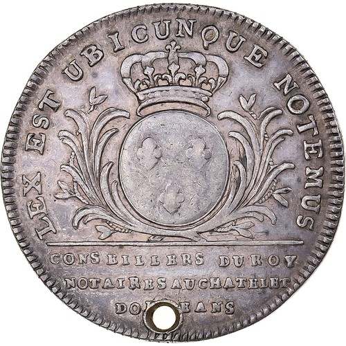 [#1503200] Frankrijk, Token, Louis XVI, Notaires au Chatelet d'Orleans, Zilver,  - Afbeelding 2 van 2