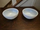 4 Vintage Fire-King White Milk Glass 5" Cereal / Soup / Chili Bowl