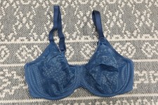 New Wacoal Visual Effects Minimizer Bra - Size 32DD - Blue -  857210