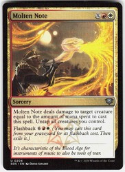 Molten Note 204/444 Secrets of Strixhaven Magic: The Gathering