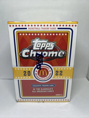 Topps 2022 Chrome McDonald's All American Games Basketball Cards Blaster Box...