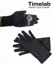 Black Microfiber Watch Jewelry Handling Inspection Polish Presentation Gloves
