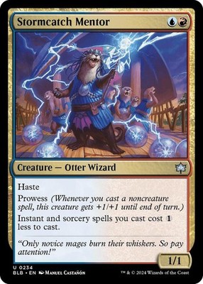 1x Stormcatch Mentor - Bloomburrow - NM  -  MTG