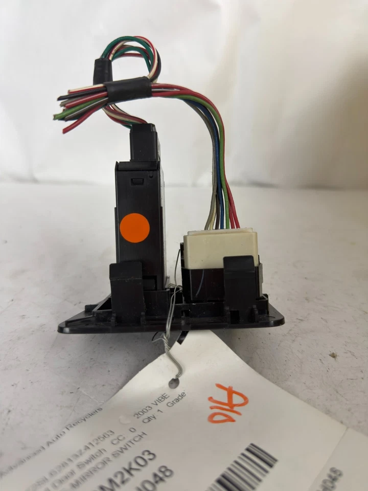 Interruptor de control del espejo retrovisor lateral Pontiac Vibe 2003-2008 777896 OEM Foto 3 de 4