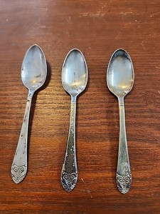 1930’s Waldorf Astoria Silverplated Spoons By Victor S. Co- 3 Count