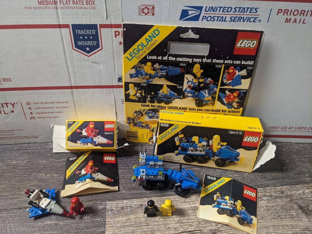 Lego Vintage 1986 Classic Space Value Pack 1507 box card 1557 1558 100%  complete