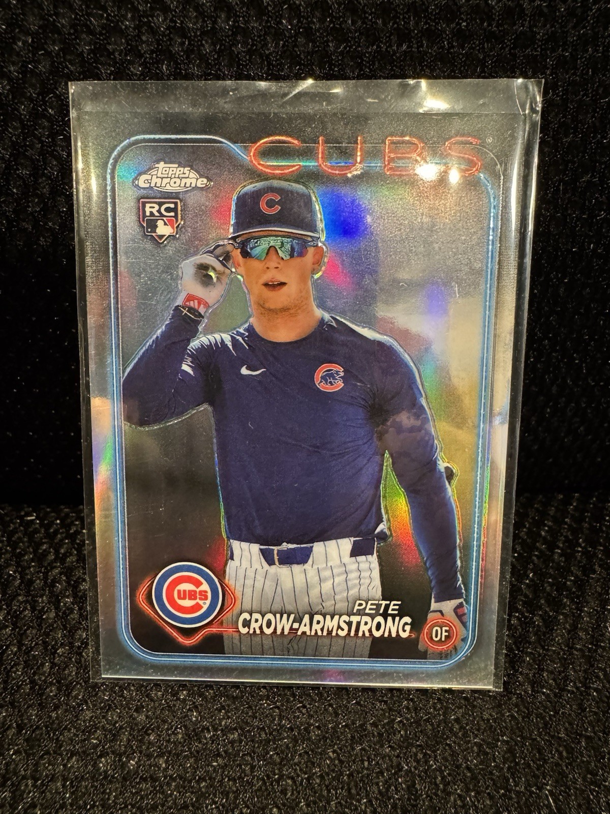 2024 Topps Chrome - Image Variation Pete Crow-Armstrong #16 Wearing Sunglasses