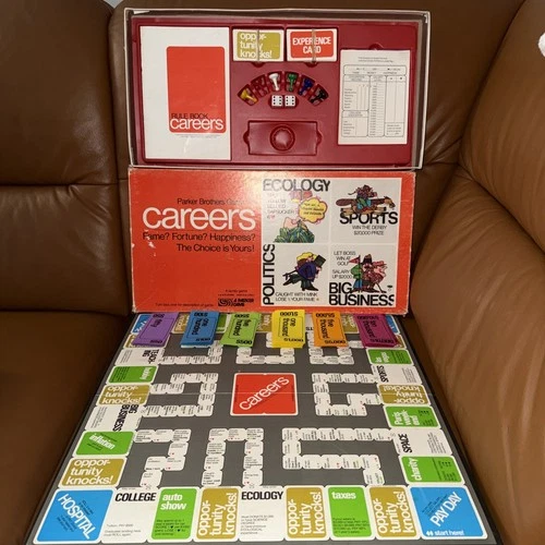 Vintage Careers Board Game 1971 Parker Brothers ~ Complete ~ No. 66