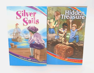 Abeka Book Lot of 2 Readers Silver Sails &  Hidden Treasure Homeschool 