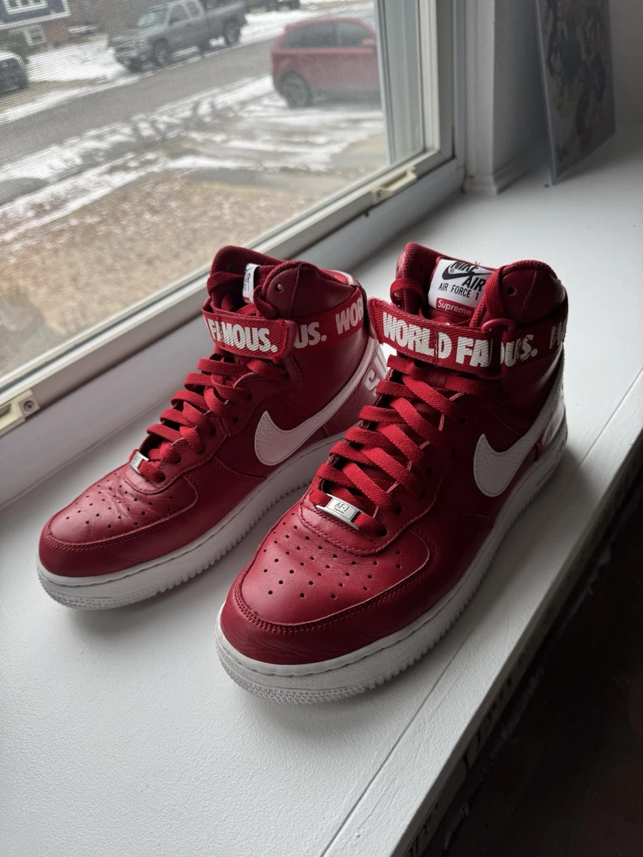 Nike Air Force 1 Supreme Black W for sale | eBay