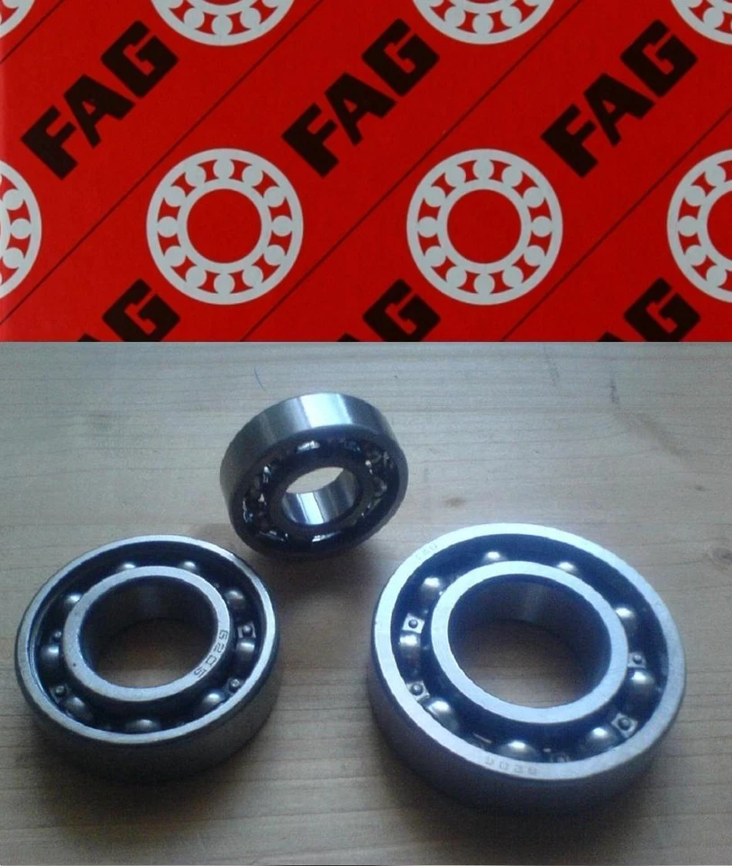 1 Stk. FAG Rillenkugellager Kugellager 6304/C3 = offen C3 20x52x15 mm