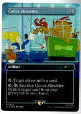 Codex Shredder 0790 Borderless Foil Fallout Secret Lair MTG Near Mint