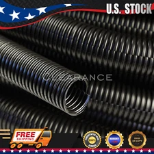 1" 20 Ft Split Wire Loom Conduit . Polyethylene Tubing Car Automotive Power Amp