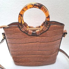 Purse Crossbody Shoulder Bag 55" Adjustable Strap Double Ring Handles