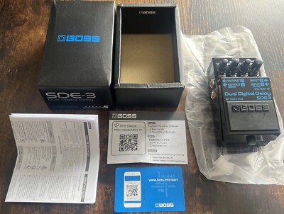 Boss SDE-3 Dual Digital Delay Guitar Pedal Brand new! US SELLER