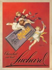 Póster de colección Chocolat Suchard de Leonetto Cappiello impresión artística de chocolate 24x32