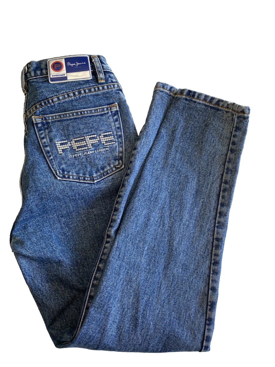 Vintage Pepe Jeans London Womens 25 X 30 High Rise Tapered Vintage Pepe Jeans London Womens 25 X 30 High Rise Tapered