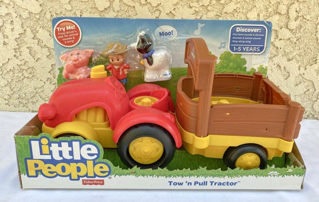 fisher price tow and pull tractor