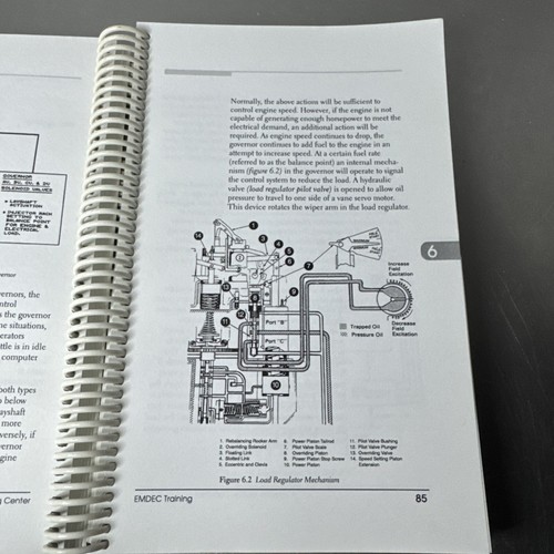 EMDEC Electro-Motive Diesel Engine Control Training Guide May 1997 Spiral Binder - Picture 16 of 24