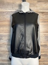 Revolution Dancewear Black  Gray Dance Jacket Size Large/XL Child RC18669 NEW