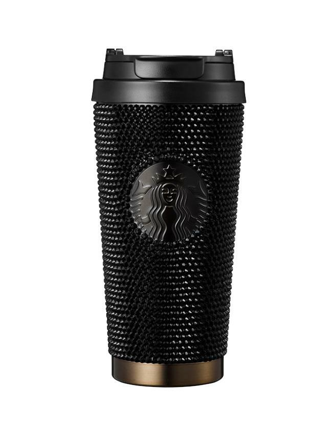Starbucks] SS 25th Anniversary Rhinestone Black Tumbler 473ml