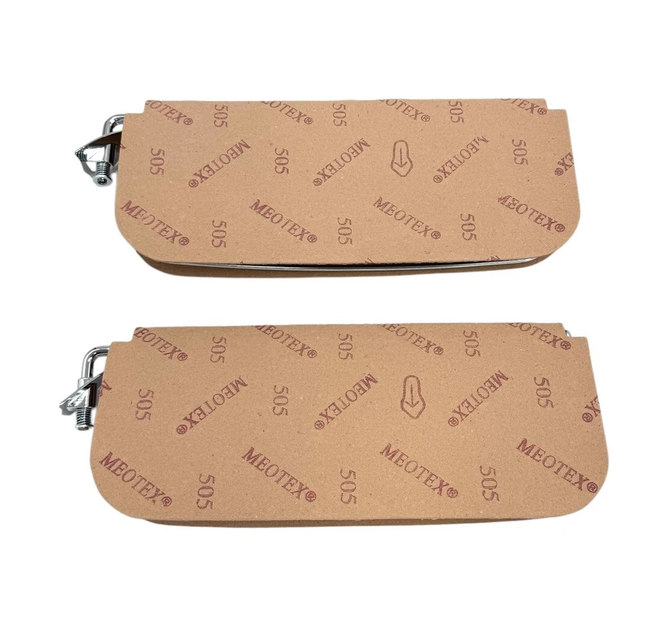 Soportes de parasol cromados con marco para coche de pasajeros Ford 1935-48 (coche cerrado) Foto 4 de 4