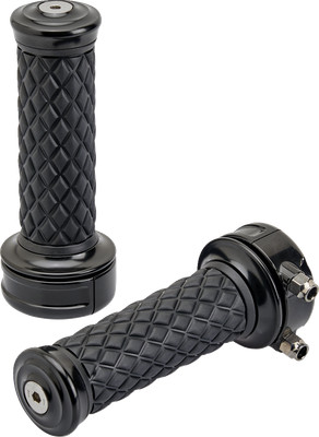 Biltwell Grips - Alumicore - Custom - Black 6606-201-01