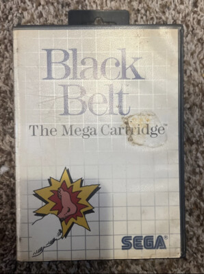 Black Belt Sega Master System (Ms) Pal-euro (Sans Notice - Without Manual