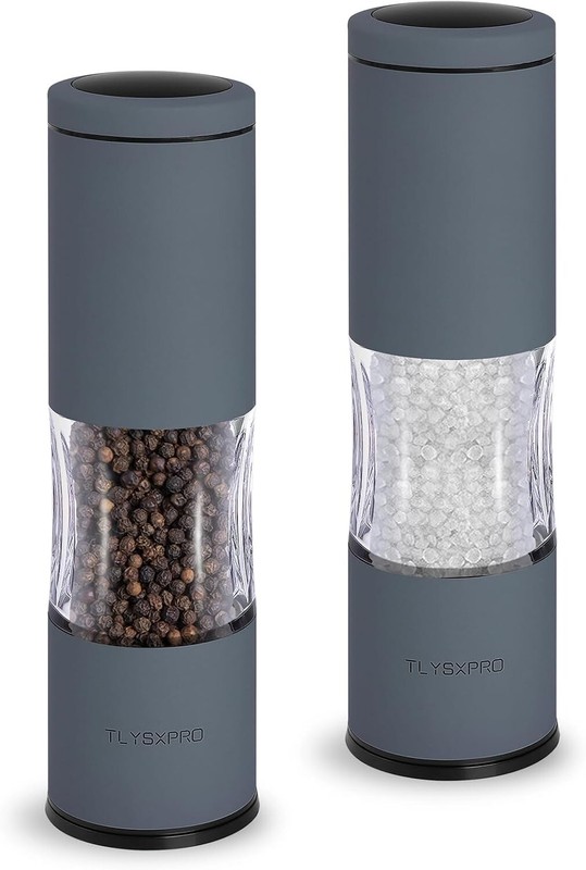 Salt and Pepper Grinder Set with Adjustable Coarseness | Manual Grinder 