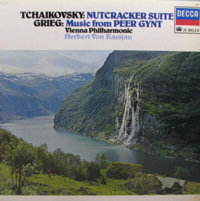TCHAIKOVSKY Nutcracker Suite / GRIEG  Peer Gynt  LP Karajan SirH70