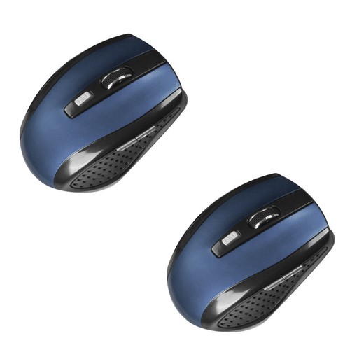 US 2er Pack 2,4 GHz kabellose optische Maus mit USB Nano Empfänger für Laptop PC - Bild 16 von 21