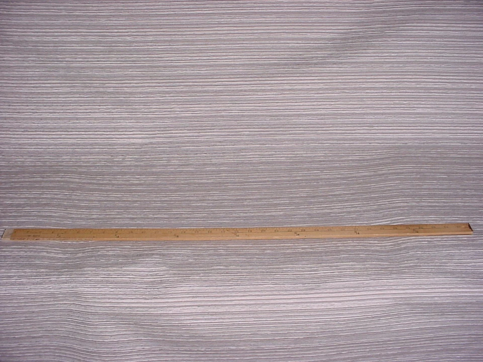 4-1/4Y Kravet Couture 33244 Oyster Silver Textured Rib File Upholstery Fabric - Image 2 of 4