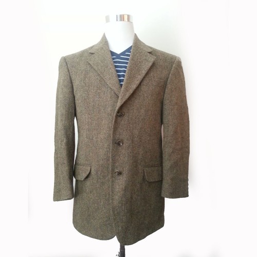 Abrigo deportivo de lana de cordero para hombre talla 38R de hoy (longitud de manga 22") - Imagen 2 de 12
