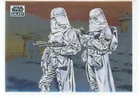 2021 Topps Star Wars Chrome Galaxy #15 Imperial Snowtroopers (Al Williamson)