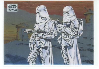 2021 Topps Star Wars Chrome Galaxy #15 Imperial Snowtroopers (Al Williamson)
