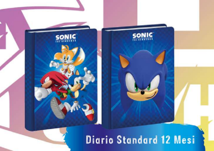 DIARIO STANDARD SONIC COLLEZIONE SCUOLA 2023/2024