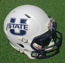 UTAH STATE AGGIES 2010s WHITE FOOTBALL MINI HELMET, OTHER STYLES TOO