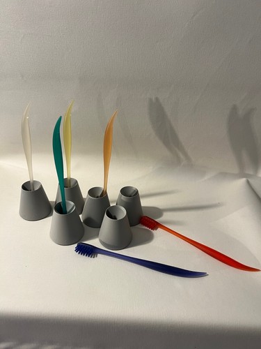 Cepillo de dientes vintage Philippe Starck Fluocaril 1989 diseño clásico todos los colores - Imagen 5 de 64