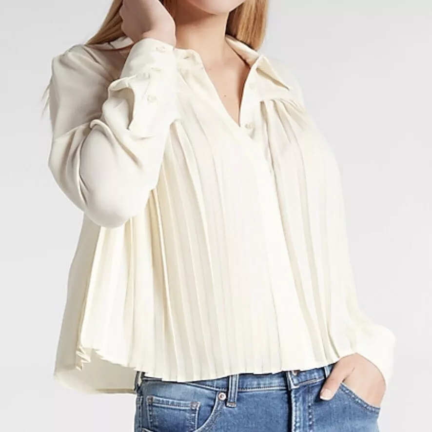 Express white blouse hotsell