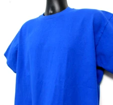 VTG Pro Club Heavy Weight T-shirt Men XL Royal Blue Blank USA Fabric Mexico Made