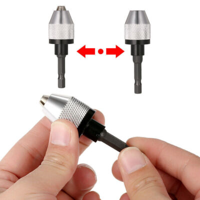 Mini Bohrfutter 0,3-6,5mm Schnellspannbohrfutter Mit HEX Aufnahmeschaft 1/4'',neu