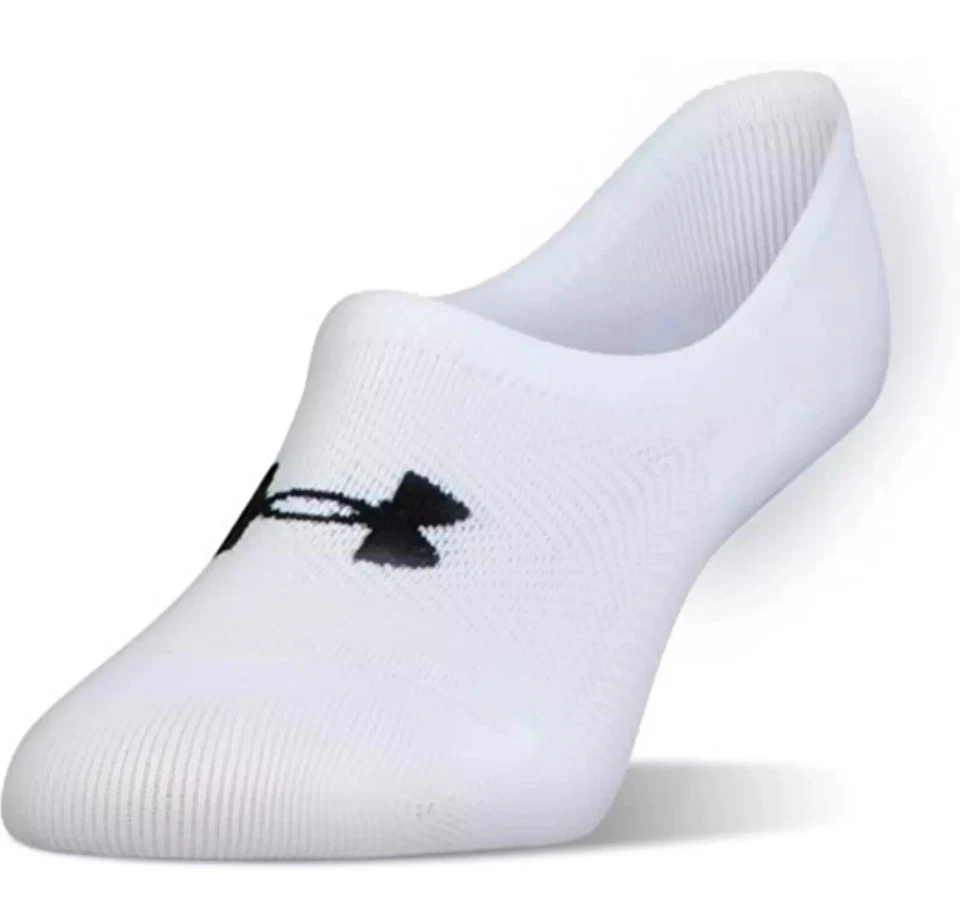 Pack de 3 calcetines Under Armour blancos No Show para mujer talla M L113221 Foto 2 de 3